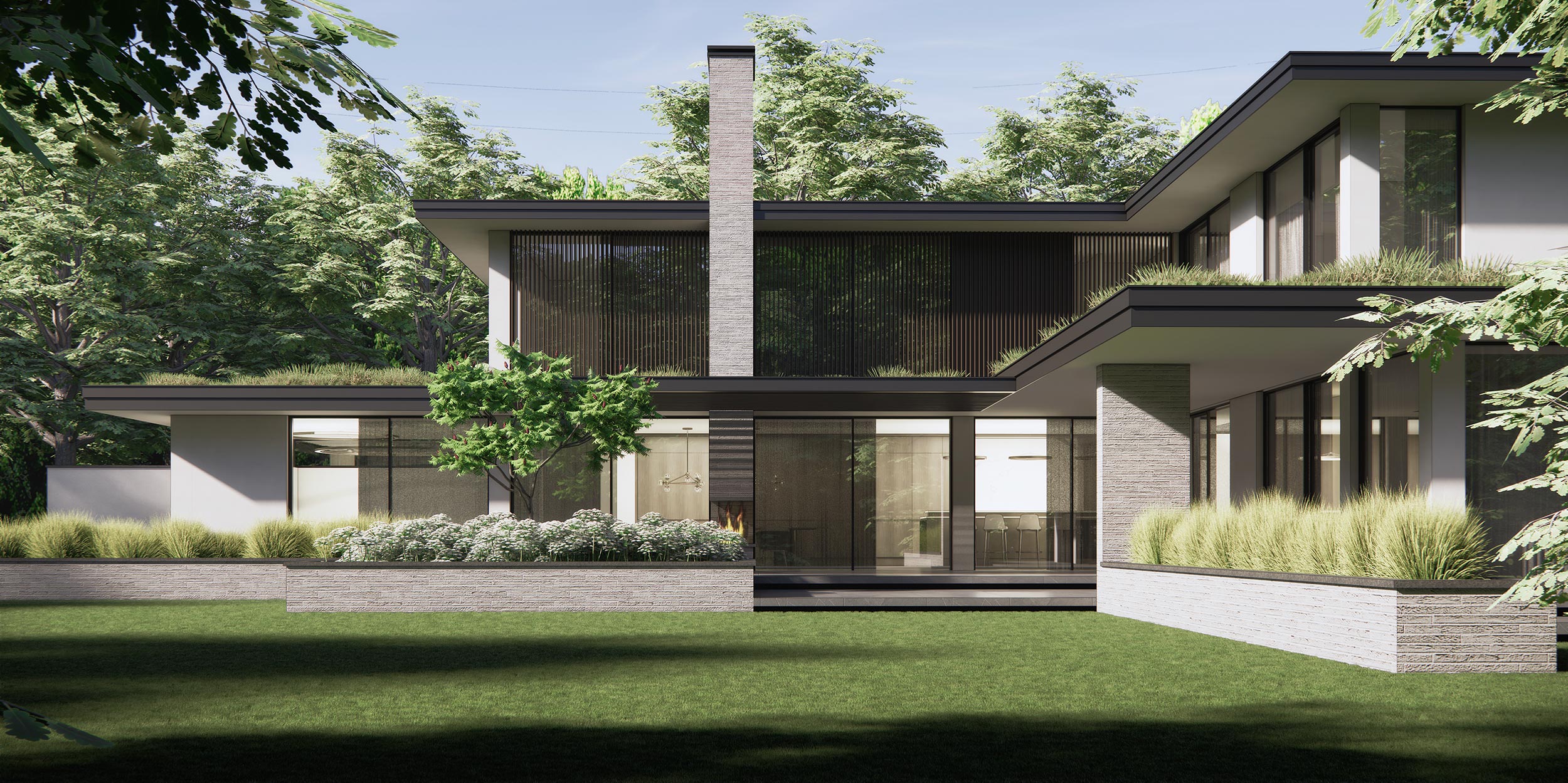 Moderne villa met warme materialen te oisterwijk