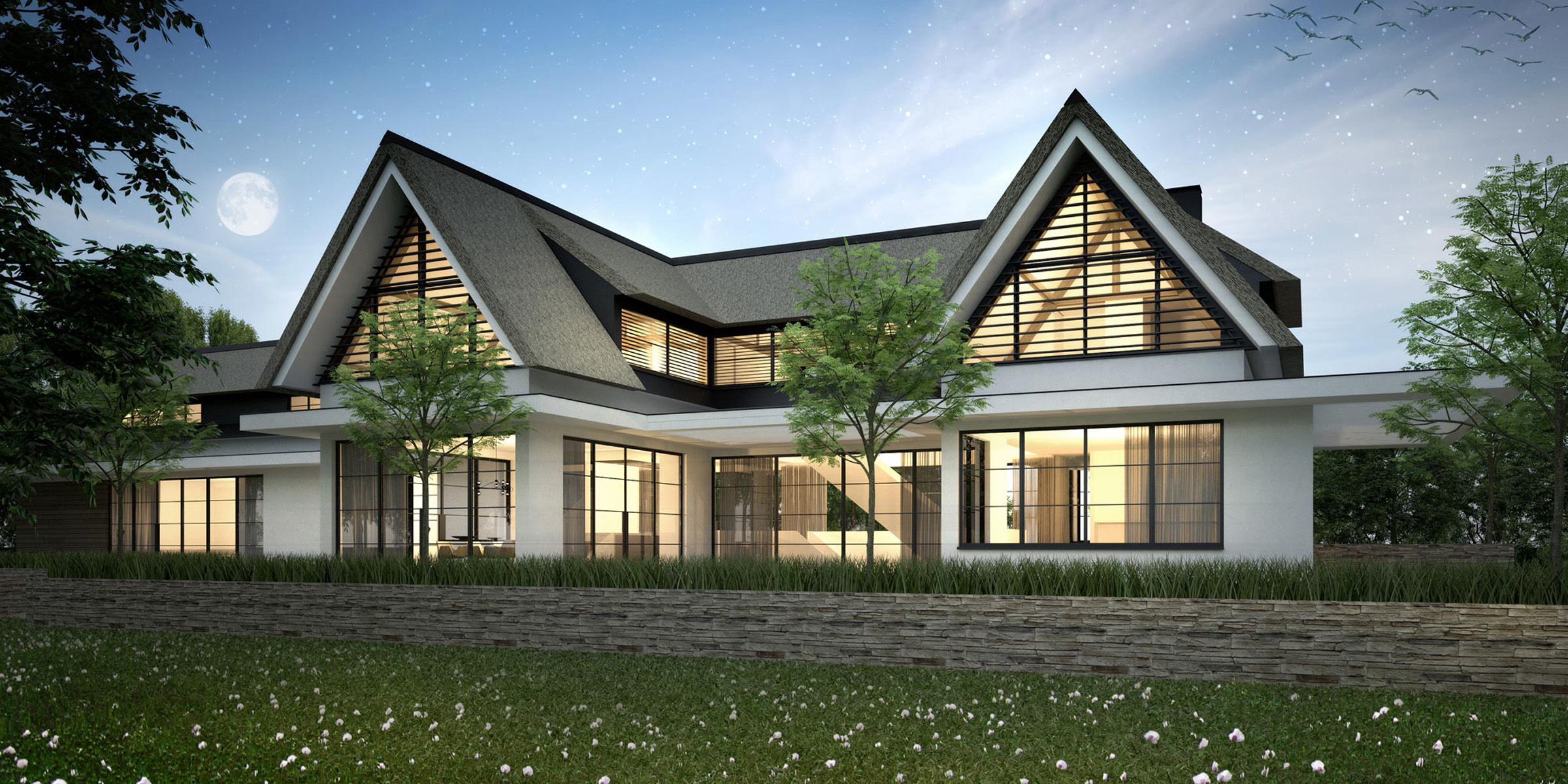 Landelijk moderne villa Texel