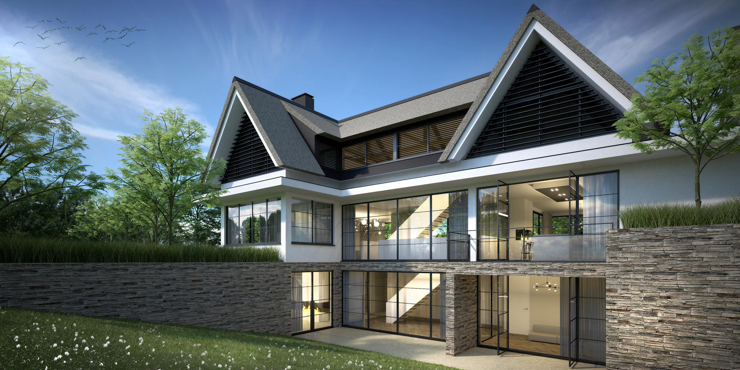 Landelijk moderne villa Texel