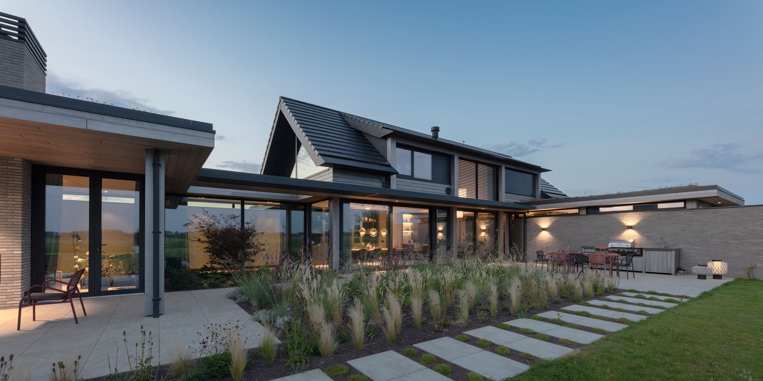 Landelijk moderne villa Zeeland